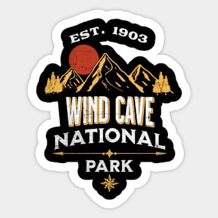 Wind Cave National Park Sticker